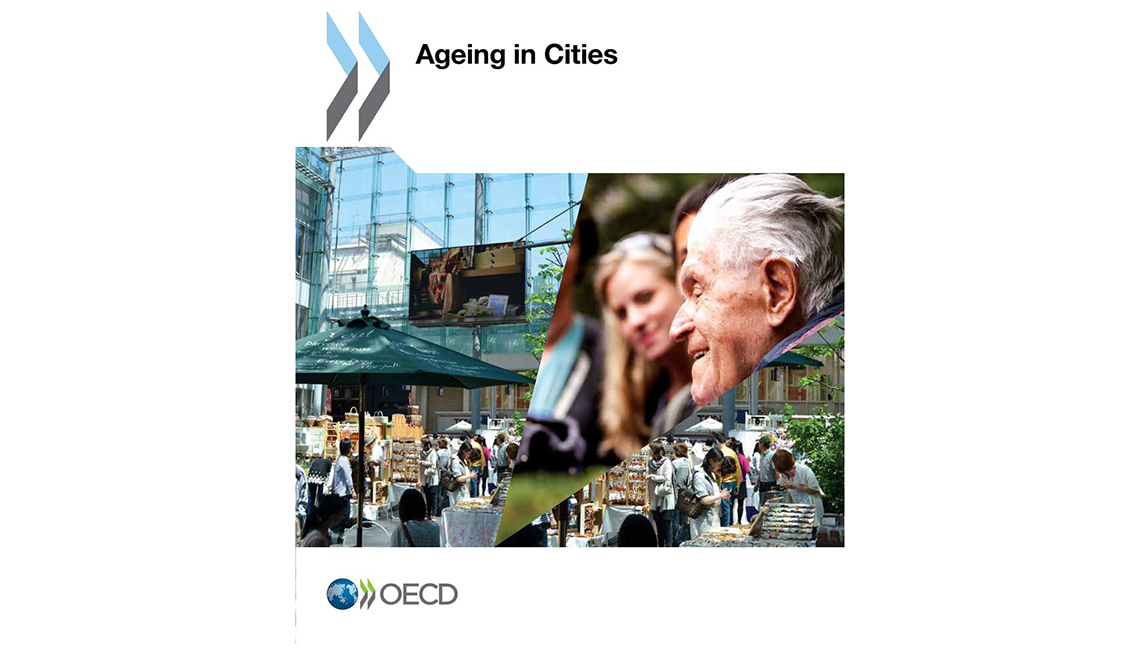 Cover image of the Ageing in Cities report