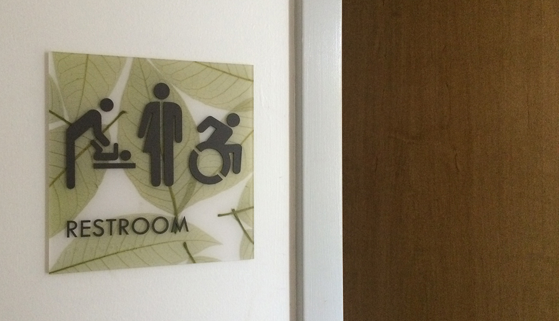 Inclusive Restroom sign,  Frick Environmental Center, Pittsburgh, Signs that Say So Much