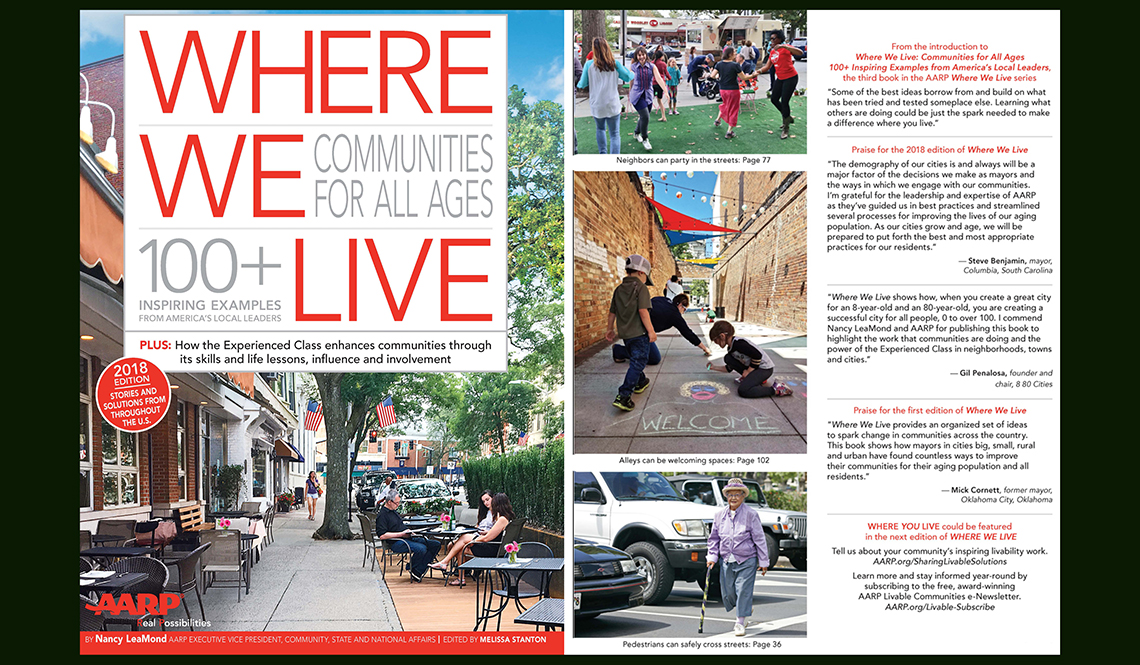 Front and back covers of the 2018 edition of Where We Live