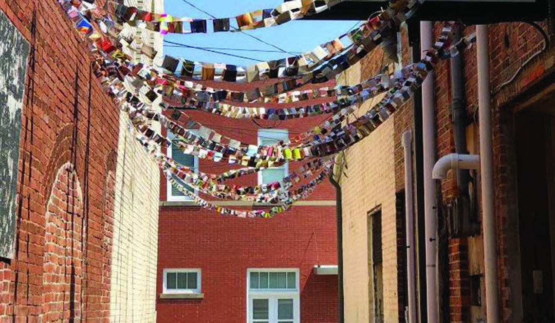 Activated Alley with Paper Chains