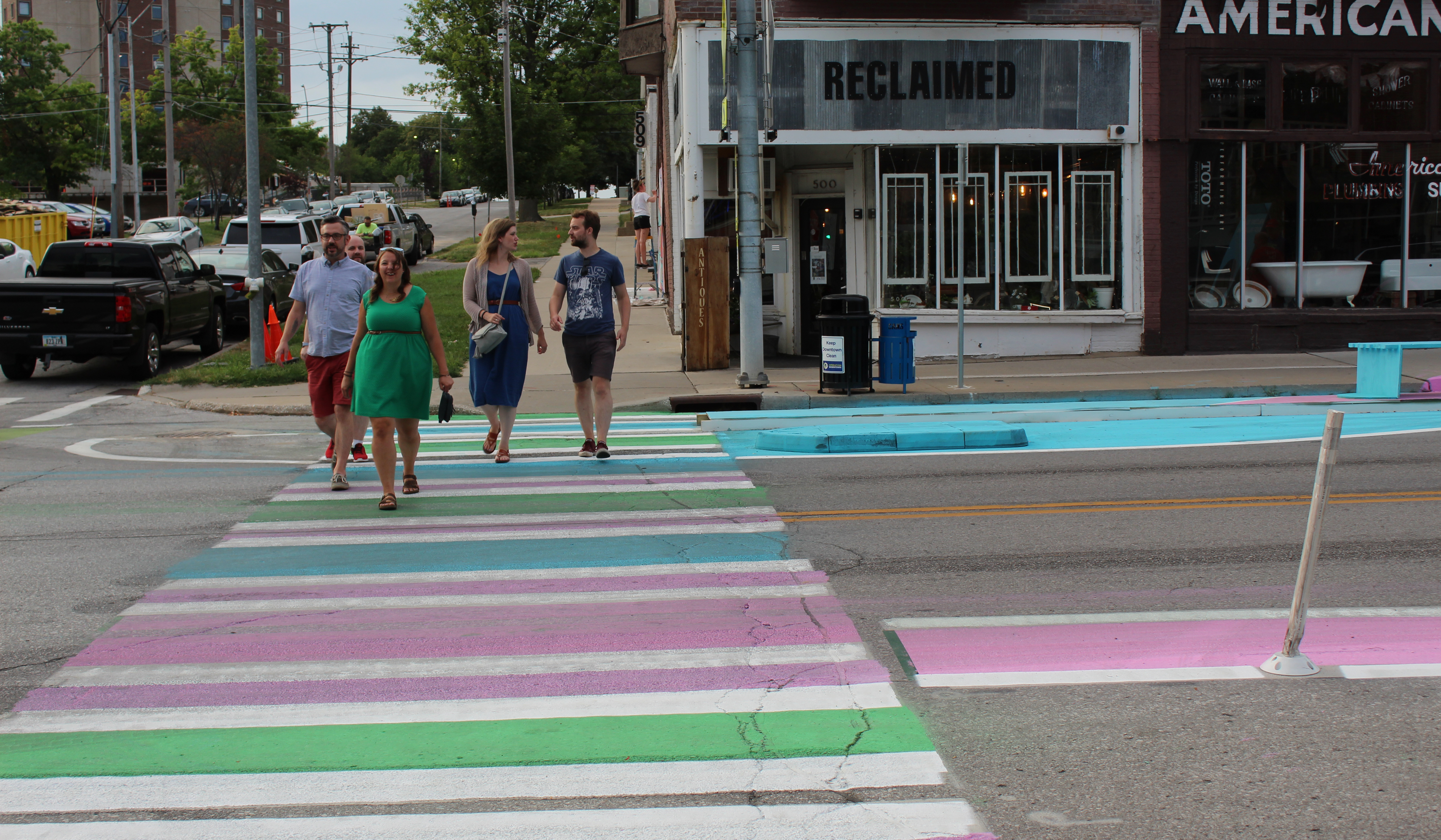 Colorful Crosswalk