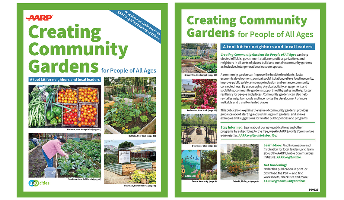 Creating Community Gardens for People of All Ages covers