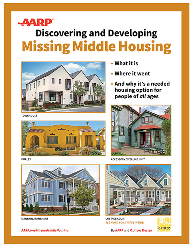 Cover of Discovering and Developing Missing Middle Housing