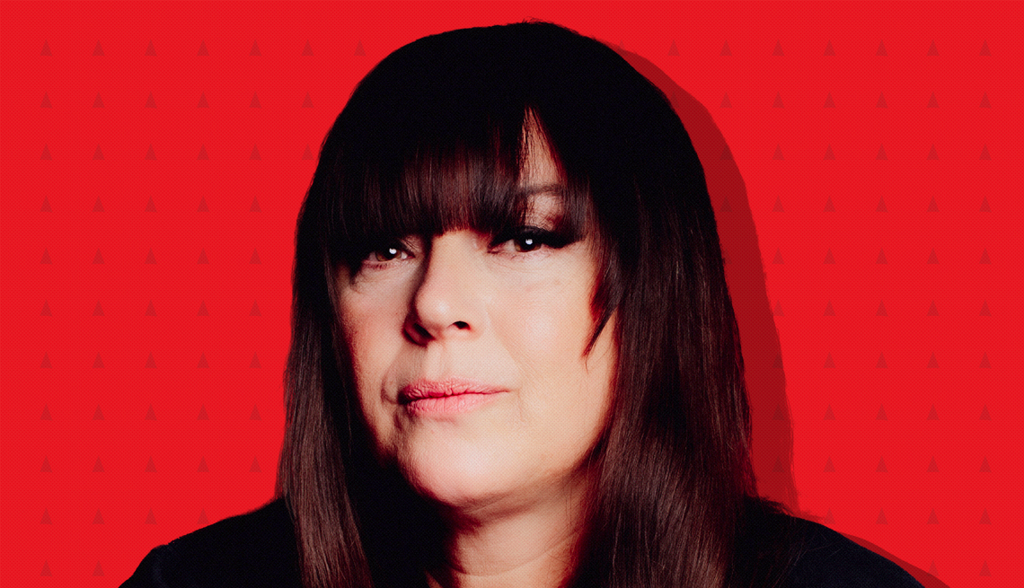 item 11 of Gallery image - cat power against red background with mini triangles