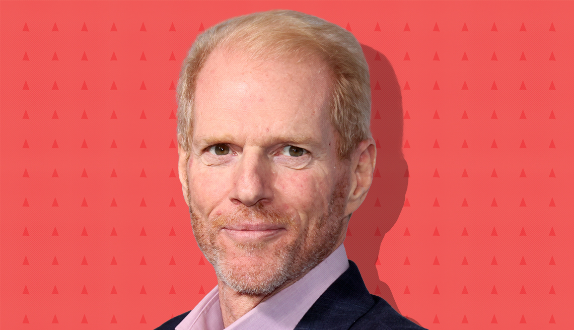 item 2 of Gallery image - noah emmerich on dark pink background with mini triangles