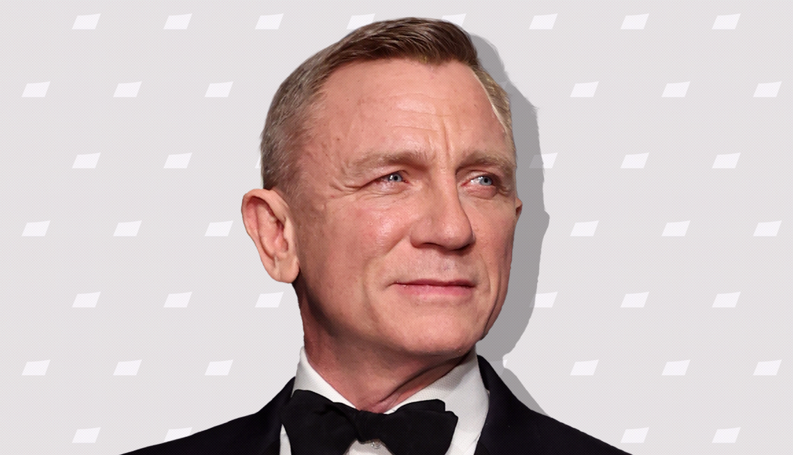 item 32 of Gallery image - daniel craig against light gray background with mini shapes
