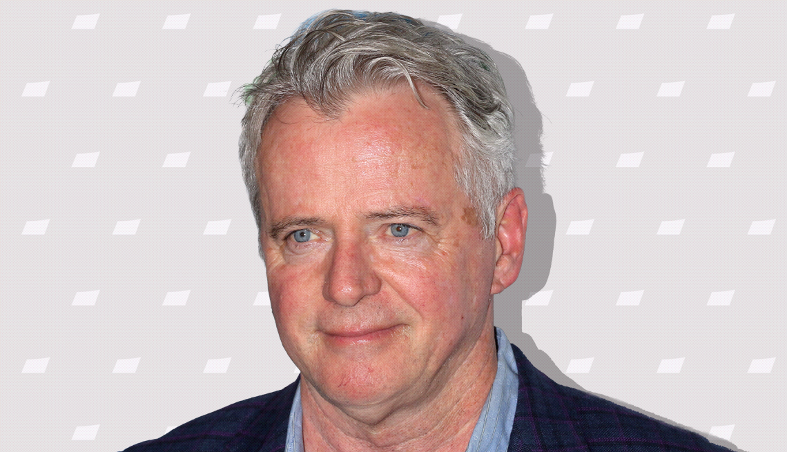 item 26 of Gallery image - aidan quinn against light gray background with mini shapes