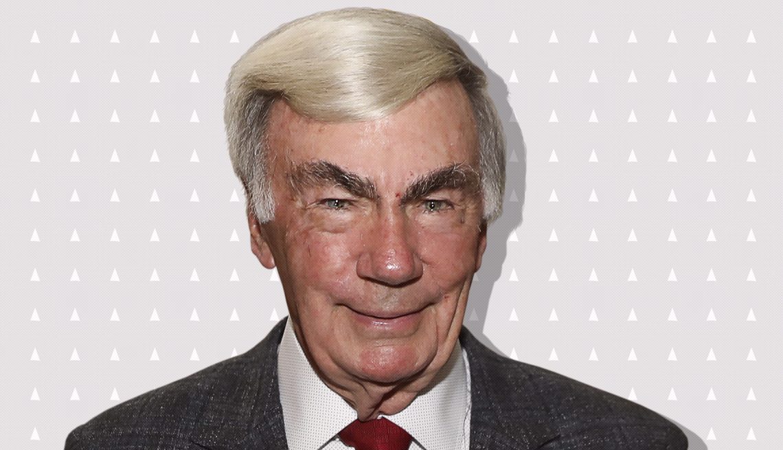 item 23 of Gallery image - sam donaldson against light gray background with mini triangles