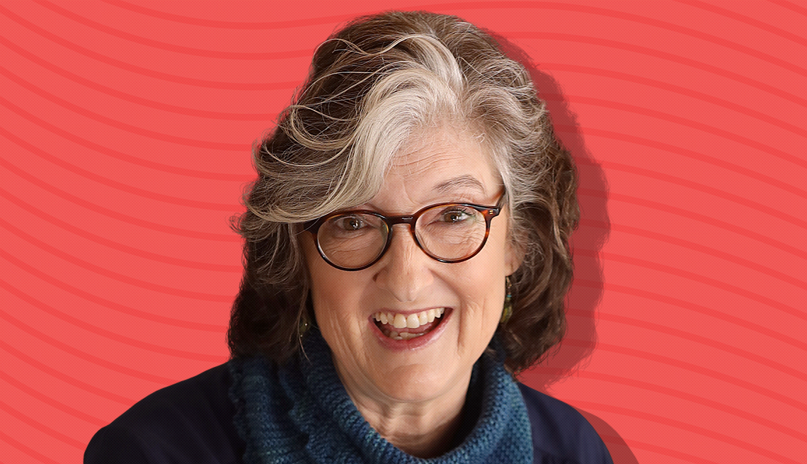 item 23 of Gallery image - barbara kingsolver against dark pink background with curved lines going horizontally from one end to the other