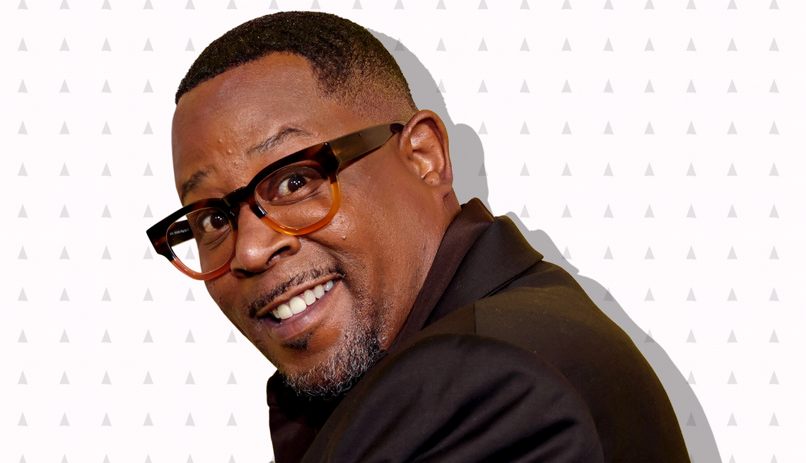 item 15 of Gallery image - martin lawrence against white background with mini triangles