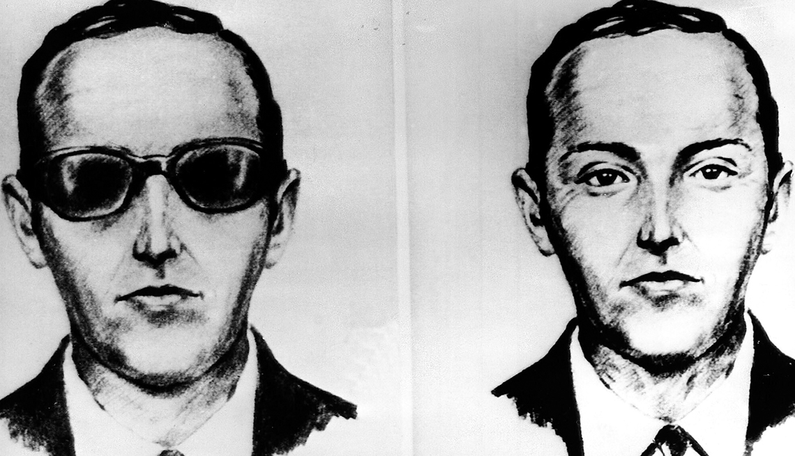 item 7 of Gallery image - two sketches of D.B. Cooper