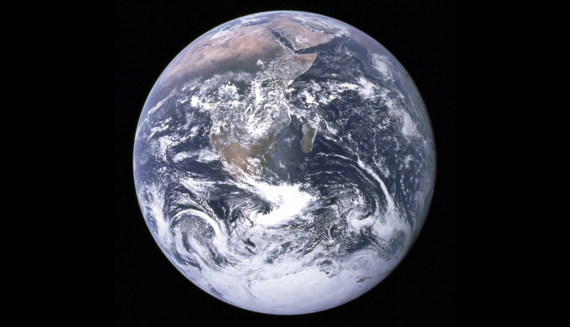 item 25 of Gallery image - famous "blue marble" photo taken of earth from Apollo 17 mission