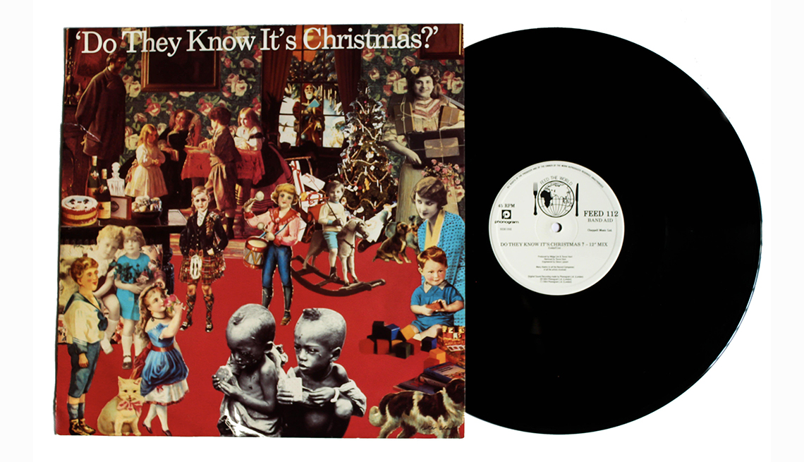 item 22 of Gallery image - record album and cover for 'Do They Know It’s Christmas?' hit single