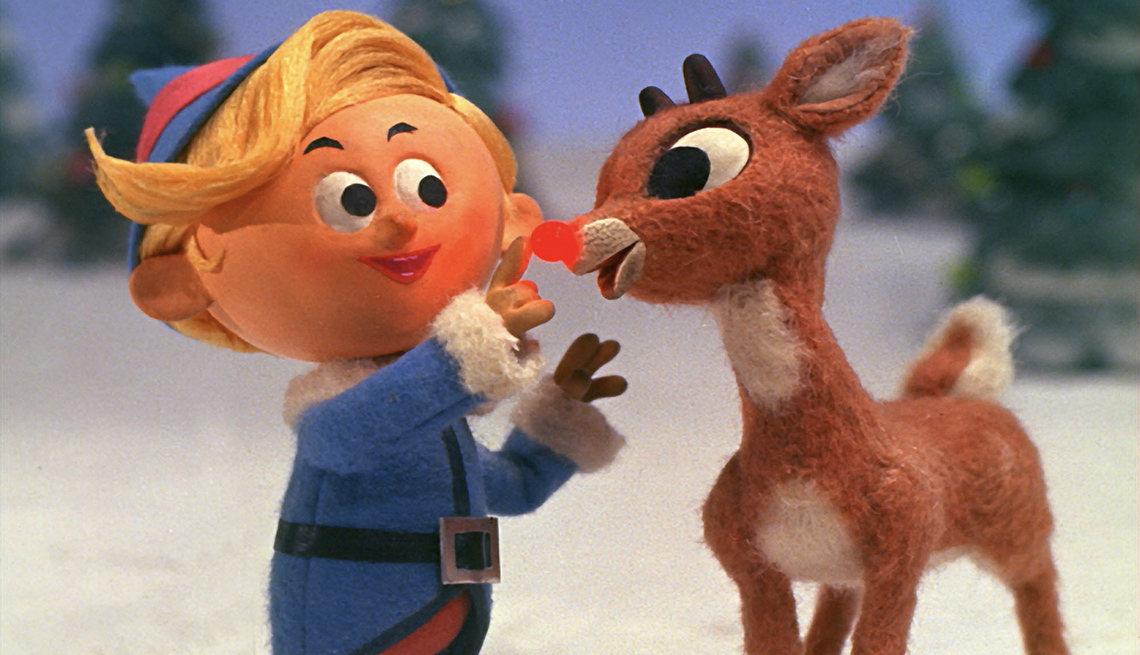 item 26 of Gallery image - scene with Hermey and Rudolph from Rudolph, the Red-Nosed Reindeer TV special 