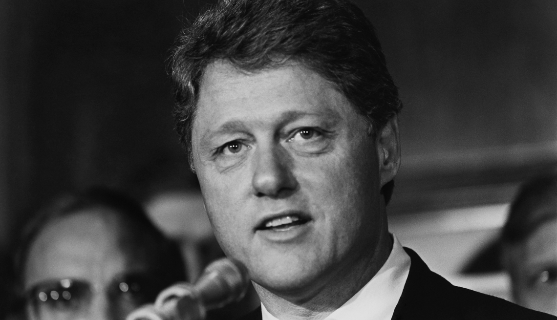 item 3 of Gallery image - President Bill Clinton speaks in 1992