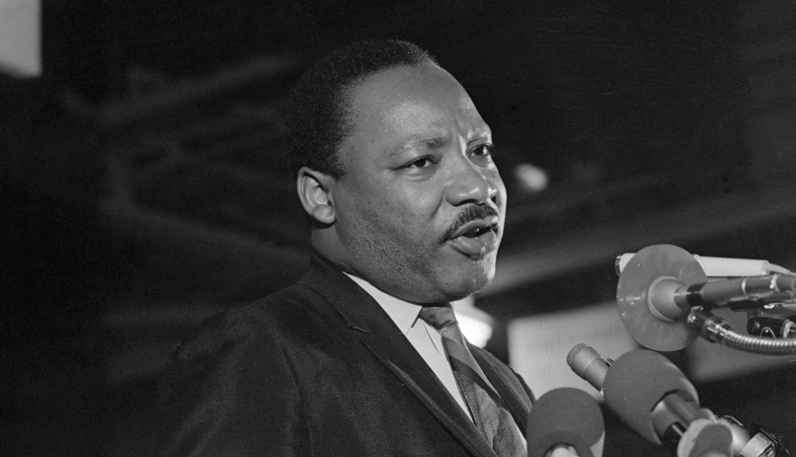 item 28 of Gallery image - Dr. Martin Luther King addresses some 2,000 people on the eve of his death, giving the speech "I've been to the mountaintop."