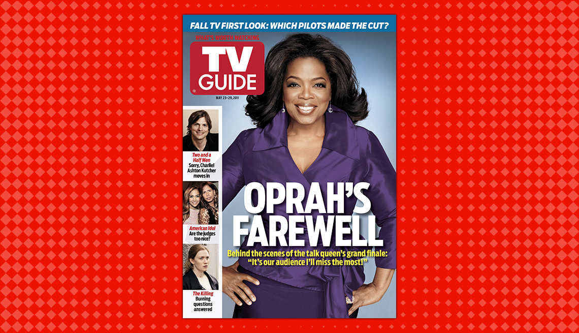 Oprah Winfrey on the cover of TV Guide magazine in 2011