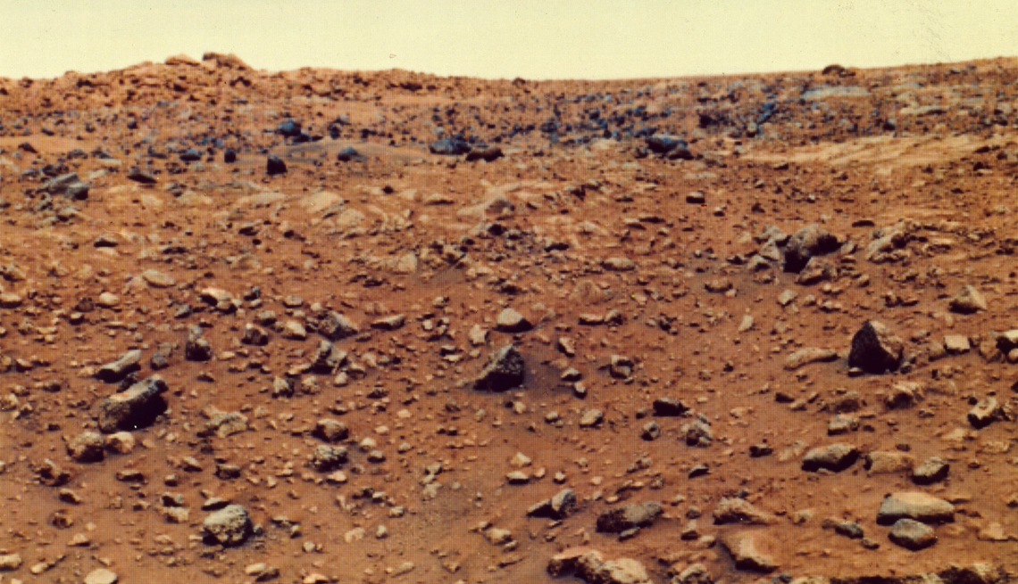 item 12 of Gallery image - The first color photograph taken on the surface of Mars