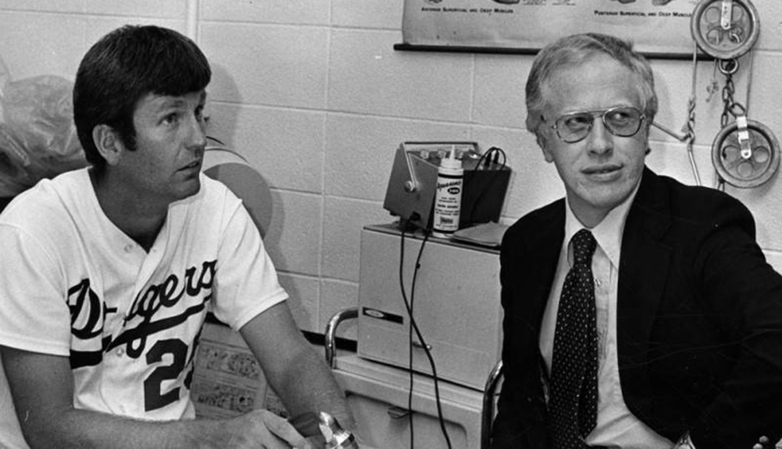 item 6 of Gallery image - Dr. Frank Jobe performs the first Tommy John surgery (1974)