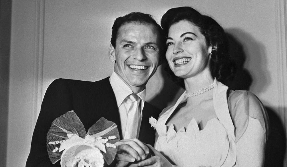 item 24 of Gallery image - frank sinatra and ava gardner smiling and holding hands