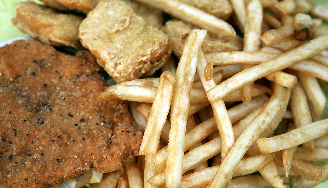 item 27 of Gallery image - chicken mcnuggets, mcchicken patty and french fries