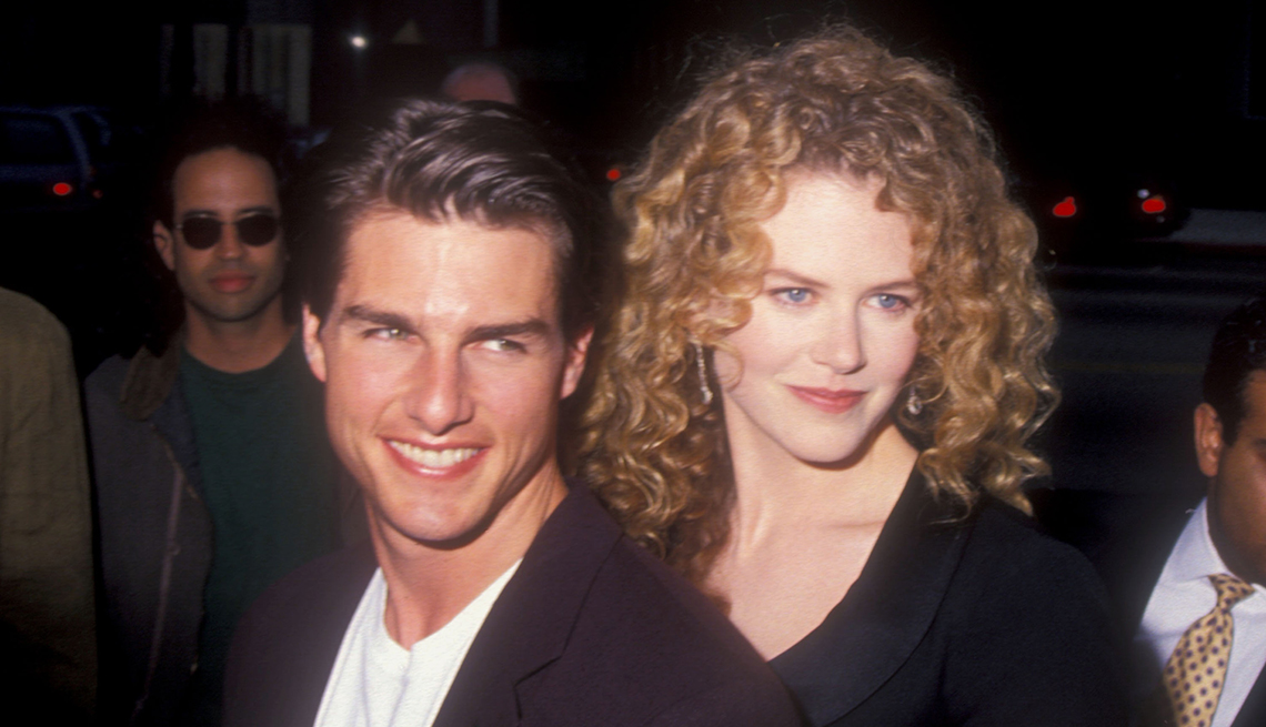 item 8 of Gallery image - tom cruise and nicole kidman smiling; people standing behind them