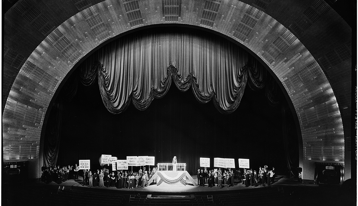 item 5 of Gallery image - people standing on stage at Radio City Music Hall