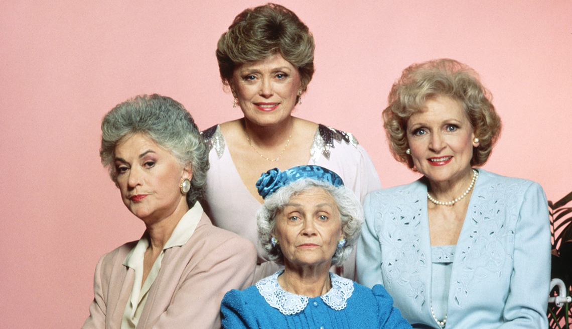 item 15 of Gallery image - The cast of the US sitcom, 'The Golden Girls.' Clockwise, from left: Bea Arthur, Rue McClanahan, Betty White and Estelle Getty. 