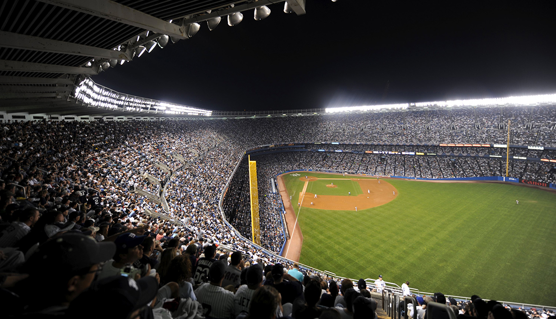 item 8 of Gallery image - General view of the interior during the New York Yankees game against the Baltimore Orioles during the last game played at old Yankee Stadium in the Bronx borough of New York City