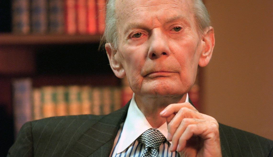 item 1 of Gallery image - Legendary news anchor and television broadcaster David Brinkley in Washington, DC