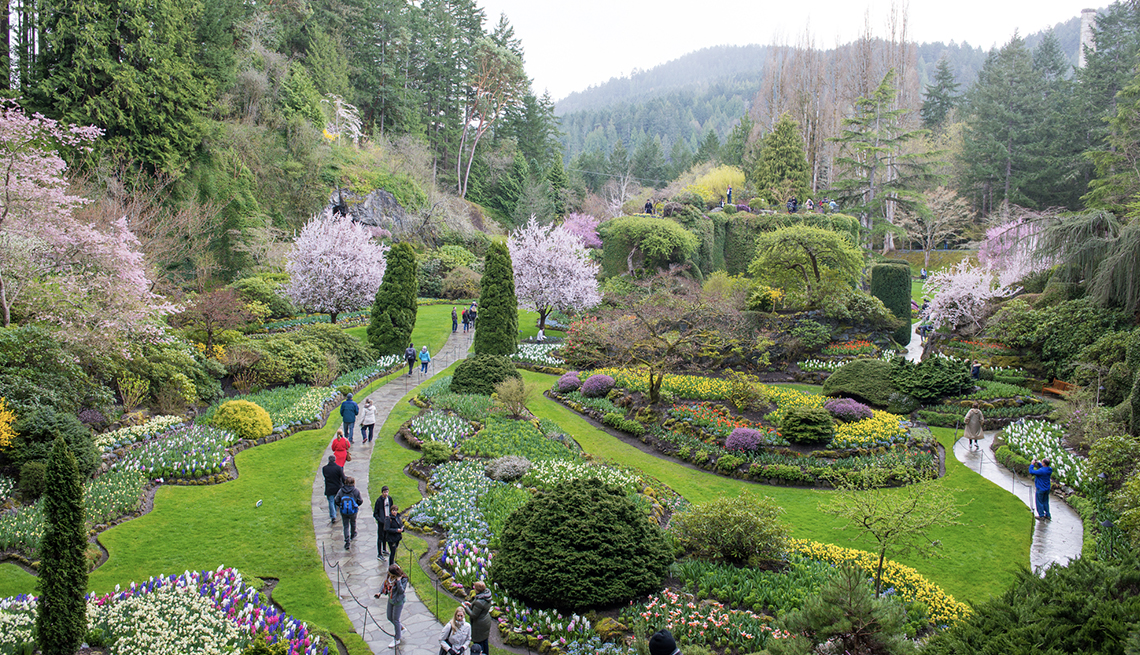 A view of Butchart Gardens