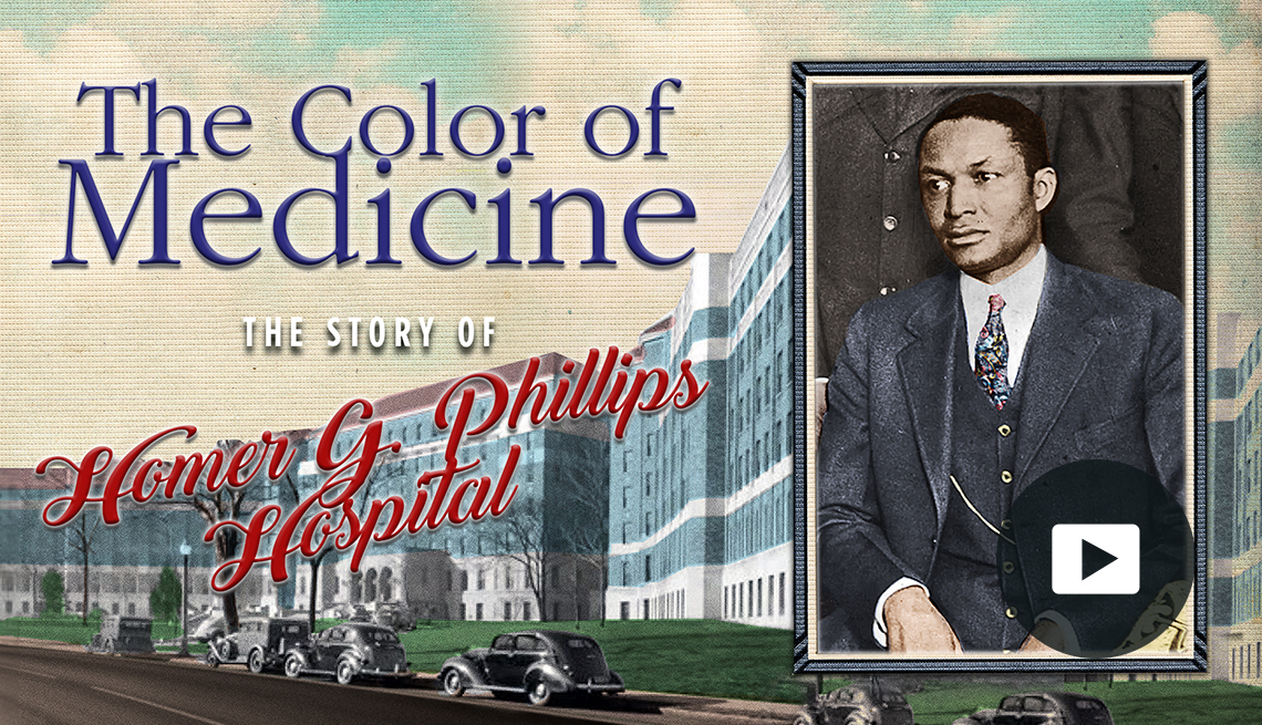 The Color of Medicine movie poster. Video play button