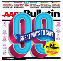 cover of jul-aug 2022 a a r p bulletin 99 great ways to save