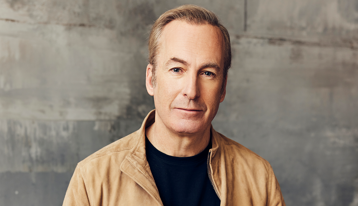 bob odenkirk against gray background