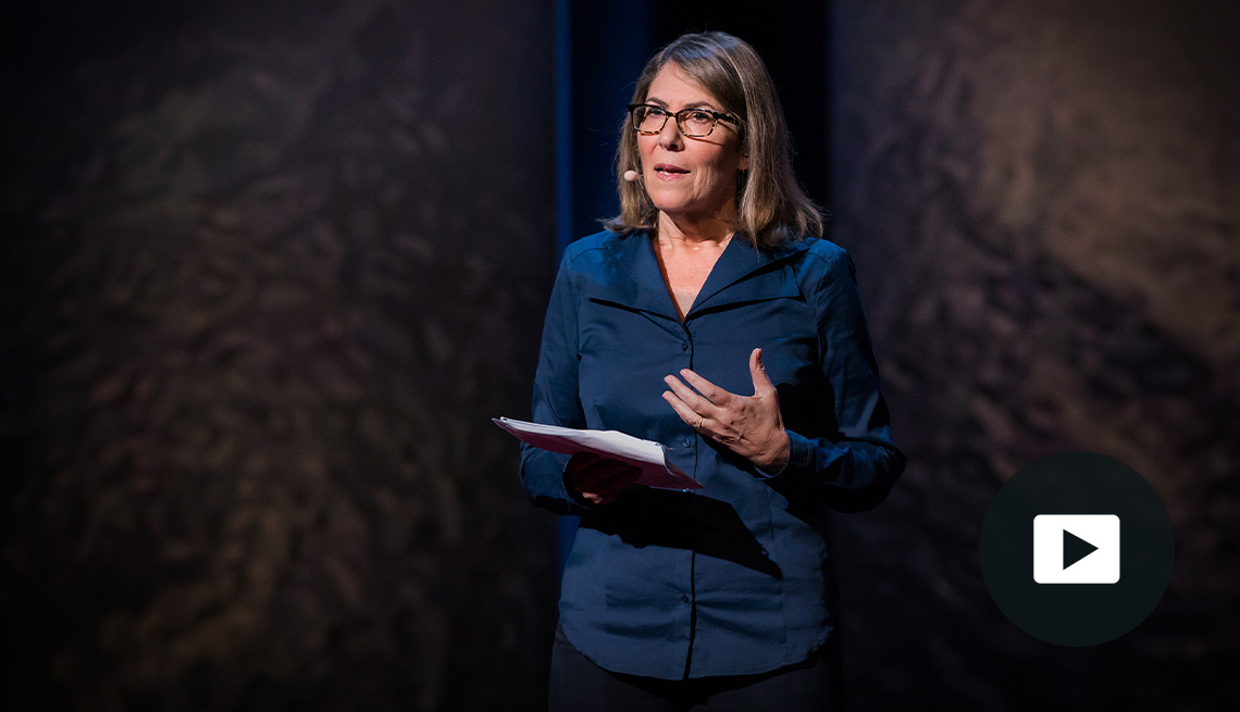 Elizabeth Lesser speaking at TEDWomen 2016 - It's About Time,  October 26-28, 2016, Yerba Buena Centre for the Arts, San Francisco, California