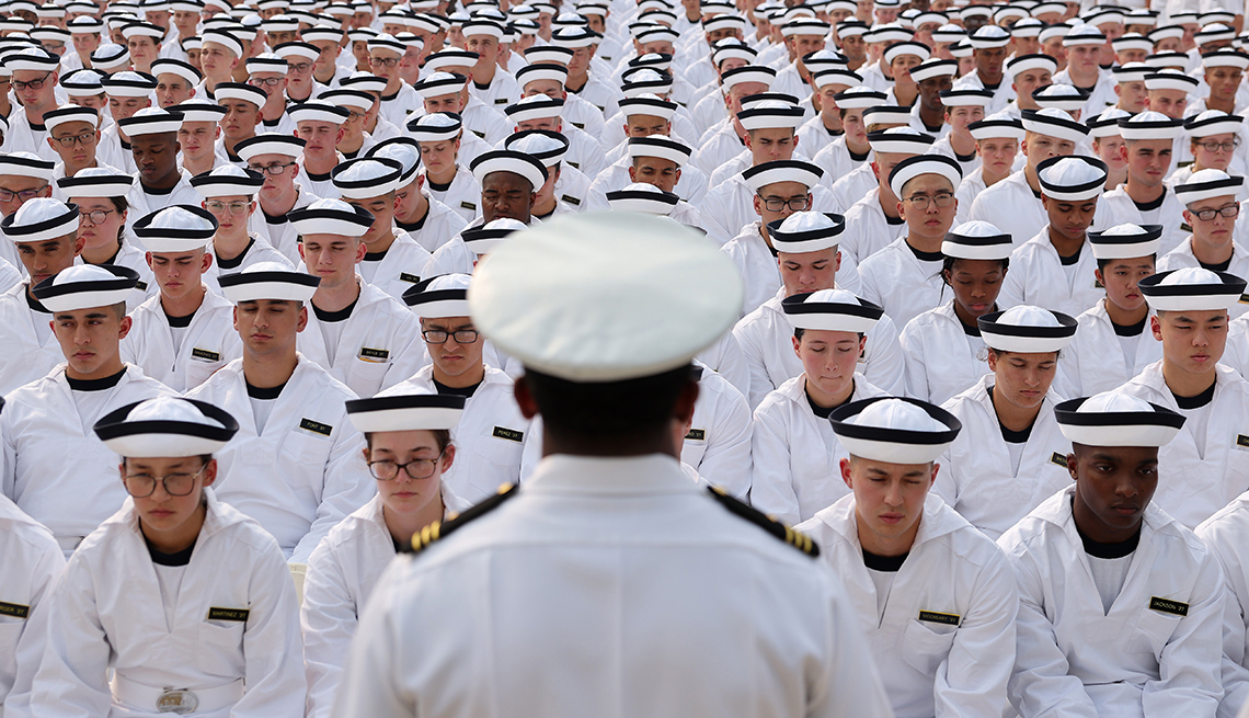 item 7 of Gallery image - induction day at U.S. Naval Academy 