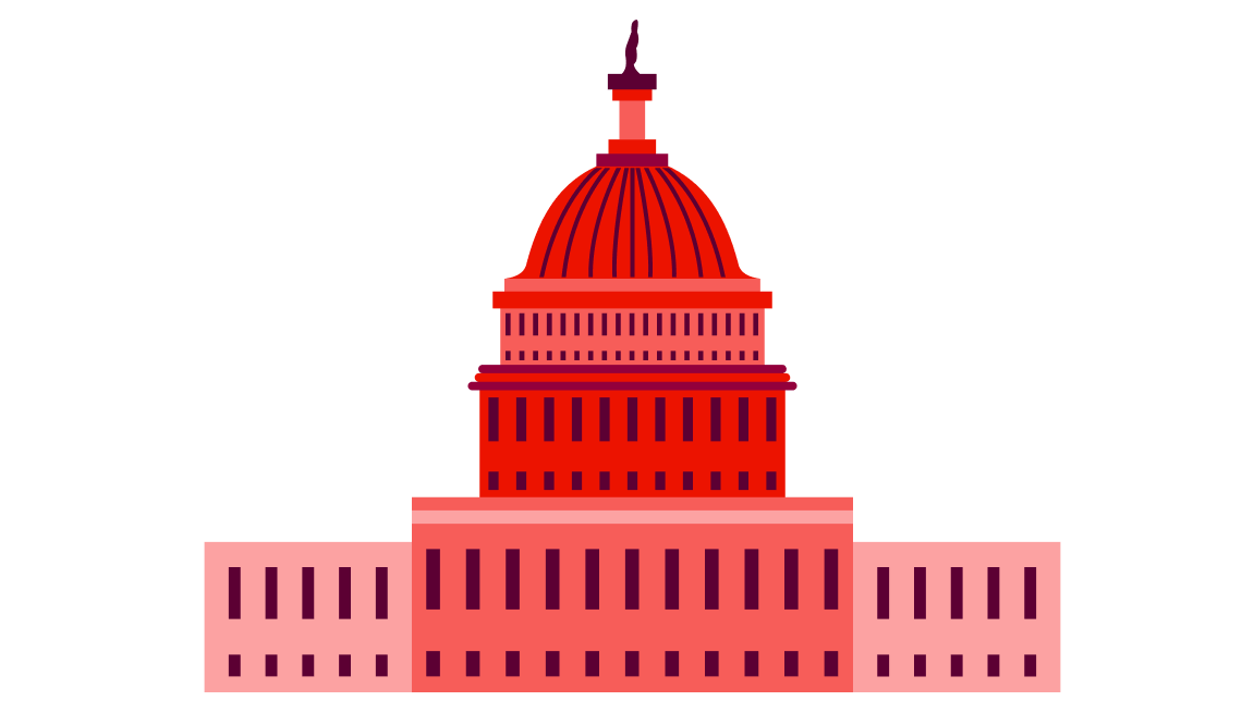 illustration of a domed capitol building