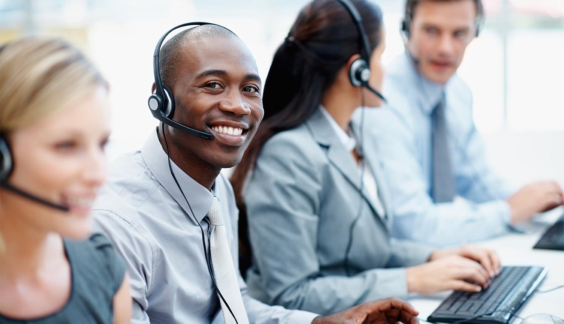 Here are a few things to say to customer service or call center reps.