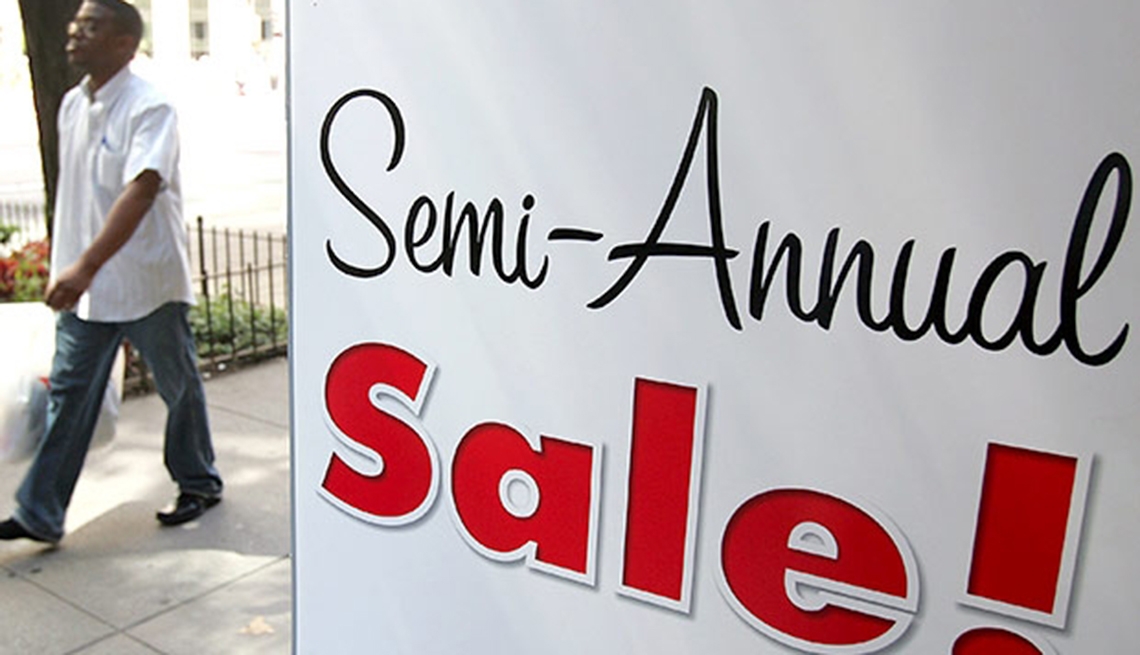 Semi-Annual Sale Sign