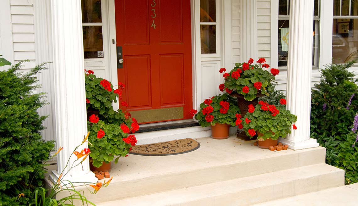 Outdoor DIY Fixes for Your Home - front door