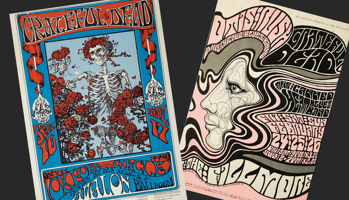 item 8 of Gallery image - Dos afiches de Grateful Dead de 1960