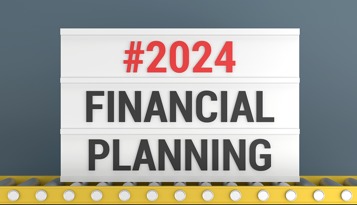 un cartel que dice planificación financiera 2024