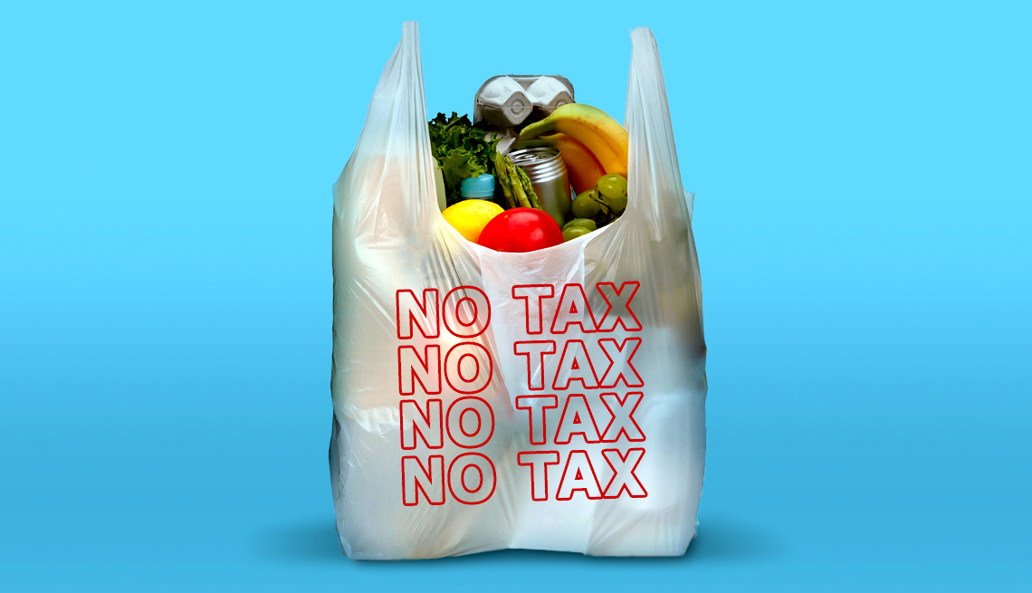 ¿Qué estados cobran impuestos por los alimentos?