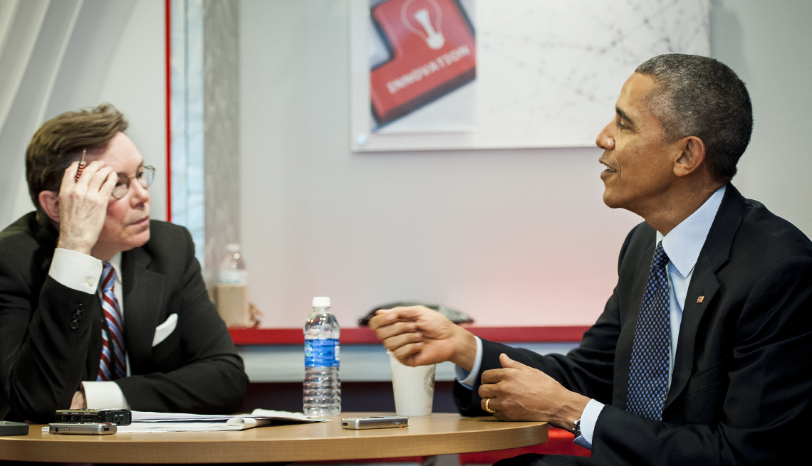 President Obama, AARP Magazine Editor Bob Love interview, AARP headquarters, transcript