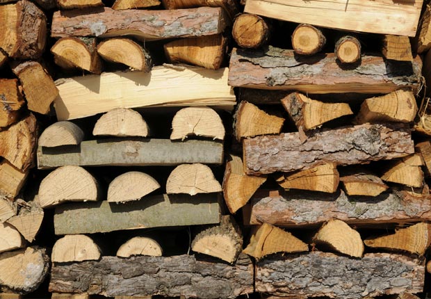 Firewood stacked into a pile (Adrian Assalve/Istockphoto)