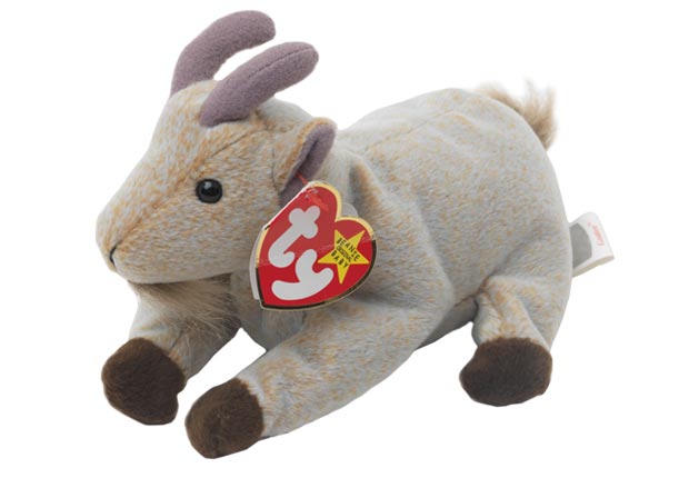 Beanie Baby Mountain Goat By ty Soft toy (Art Directors & TRIP / Alamy)