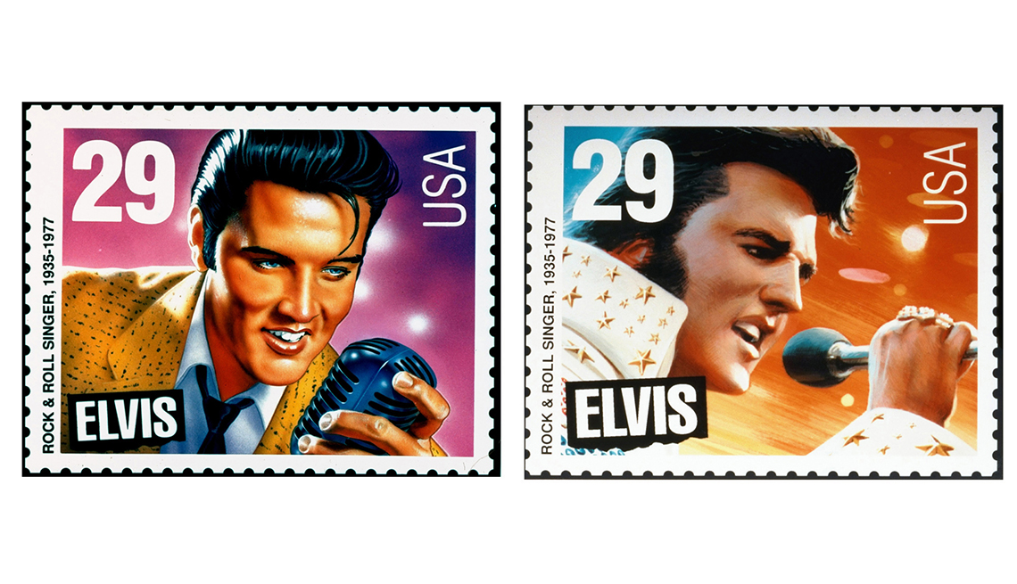 Estampillas de Elvis Presley, artículos de colección de valor