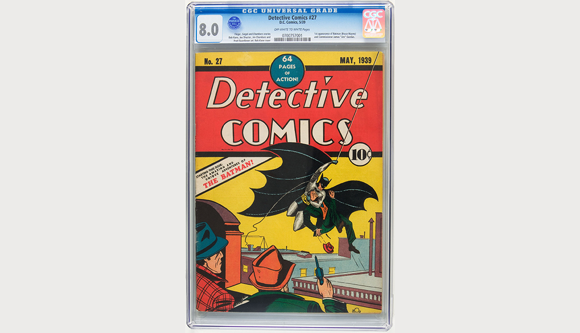 Revista de tiras cómicas de Batman Detective Comics, artículos de colección de valor