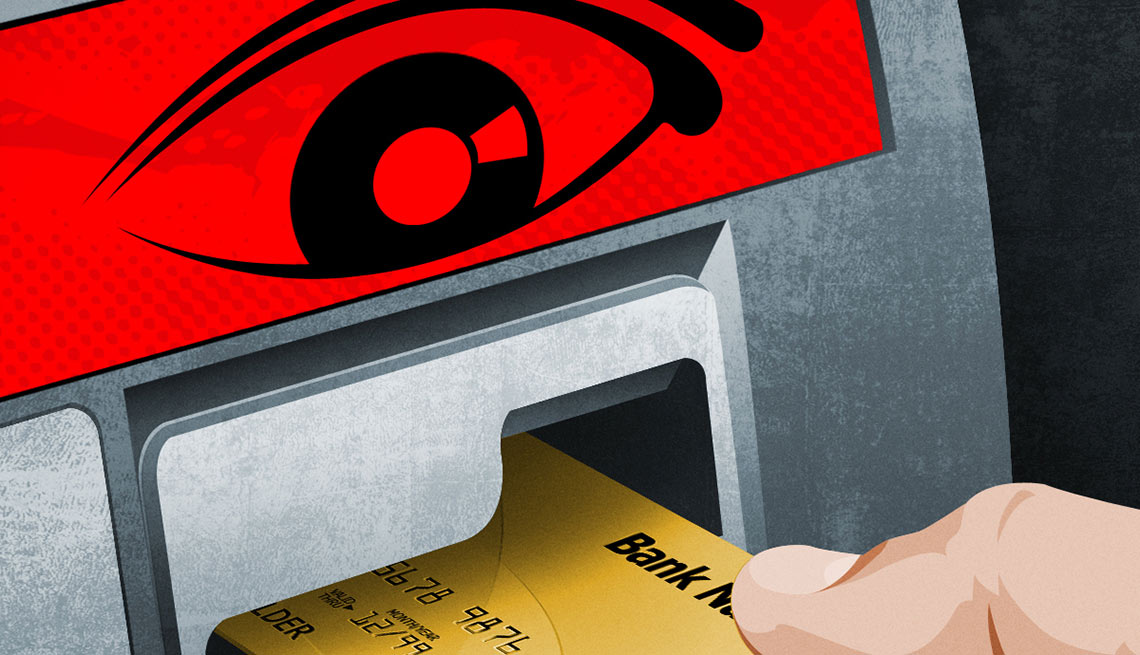 ATM skimming scam 