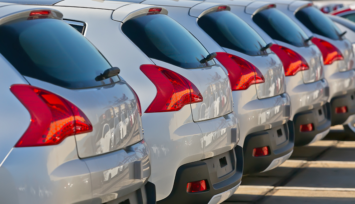 Row of Cars, Car Rental Scams